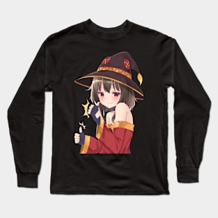 Konosuba Smiling Megumin! Long Sleeve T-Shirt